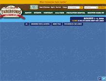 Tablet Screenshot of bentoncountyfair.net
